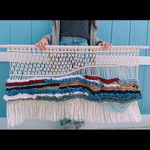 48inches-Macrame Woven Hanging Wall Decor